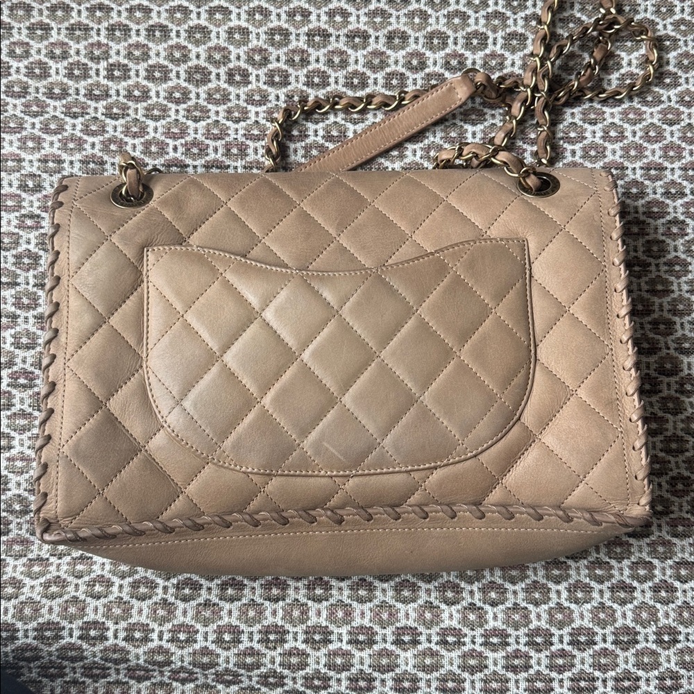 Chanel Happy Stitch Flap Bag Beige - Picture 8 of 17